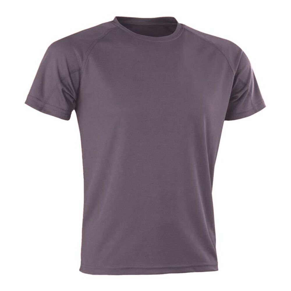 Spiro Mens Aircool T-Shirt / Grey